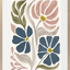 Modern Floral Pastels I by Veronique Charron